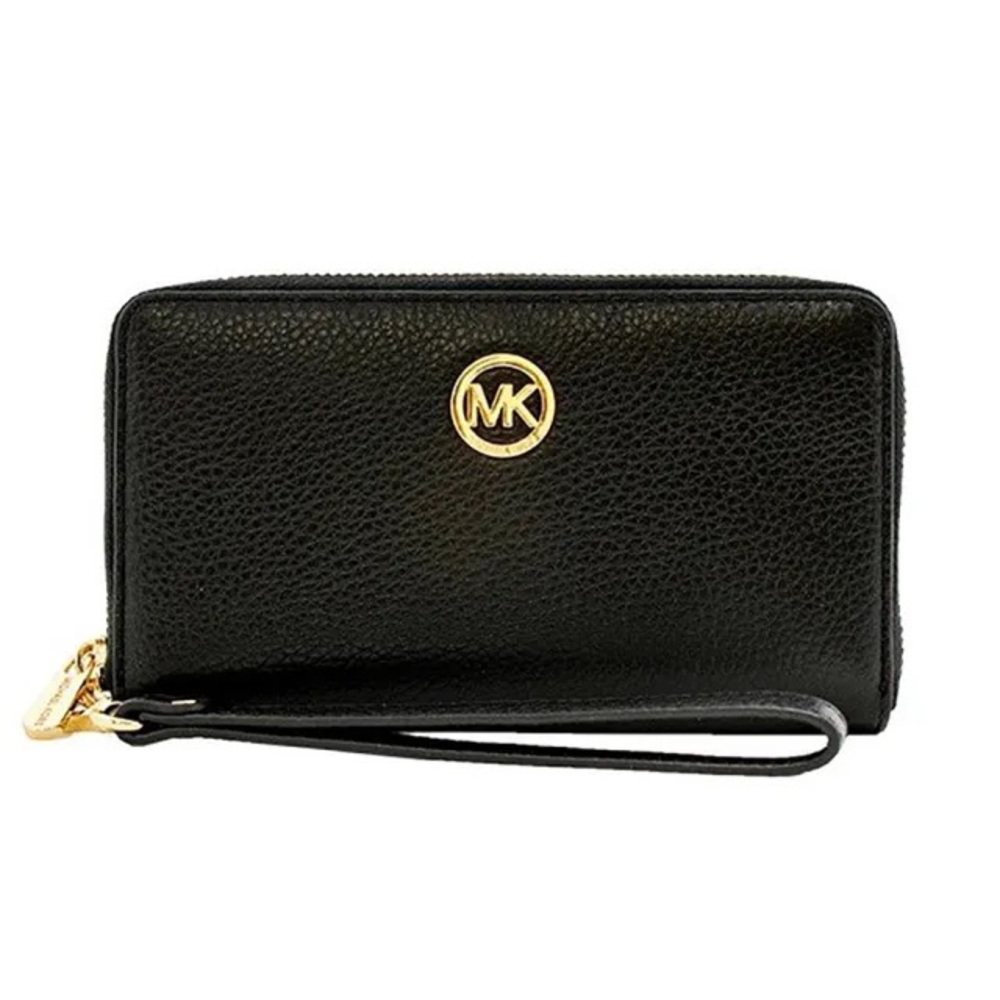 Michael kors black wristlet
